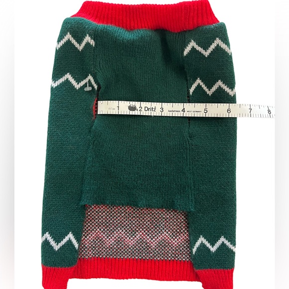 ⭐️ 4/$25 My Ugly X-Mas Sweater, Dog Fair Isle Christmas Pet Sweater, Size: Small - Picture 9 of 10